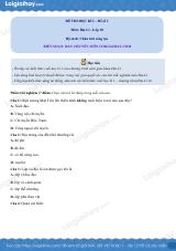 Đề thi học kì 1 Địa lí 10 Chân trời sáng tạo - Đề số 3
